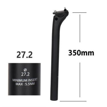 Imagem de Poste De Selim De Carbono 20mm Offset 27.2/30.9/31.6mm Para Bicicleta 