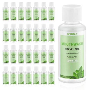 Imagem de Enxaguante Bucal BFZMSLY 35ml Sem Álcool Sabor Menta Tamanho Viagem