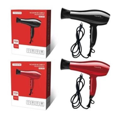 Imagem de Secador de cabelo 1900w tomate 127v -, Vermelho, 110V