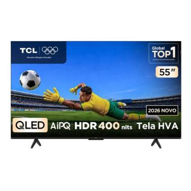 Imagem de Smart TV TCL 55 Polegadas 55P7L QLED 4K P7L WiFi Bluetooth Google TV H