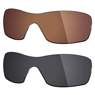 Imagem de 2 pares de lentes polarizadas de substituição da Mryok para óculos de sol Oakley Dart – Opções