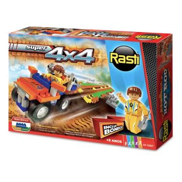 Imagem de Blocos de Montar Super 4x4, Rasti, Multicor, 01-1067
