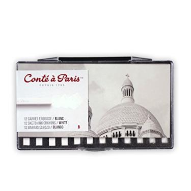 Imagem de Giz de cera Conté à Paris – Branco B (pacote com 12)