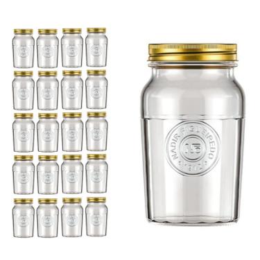 Imagem de Pote Americado Vintage Retro Tampa Biscoito 1L Nadir 20Un