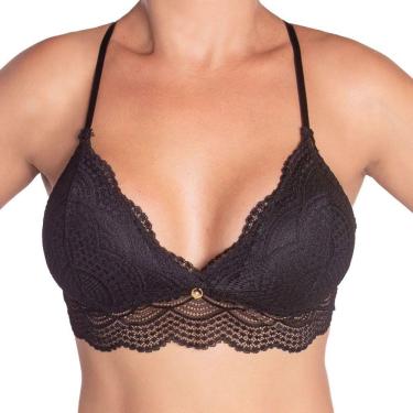 Imagem de Sutiã cropped bojo removível com renda Nayane Rodrigues 