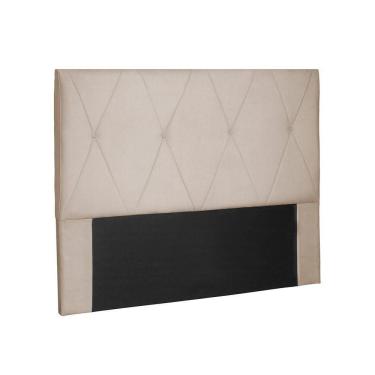 Imagem de Cabeceira Aquilla Para Cama Box King 195cm Suede - D`Rossi Bege