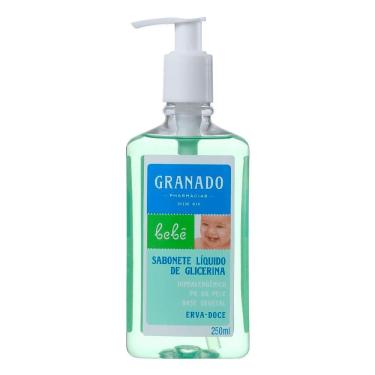 Imagem de Sabonete Líquido Glicerinado Granado Bebê Erva Doce 250ml