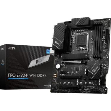 Imagem de MSI Placa-mãe PRO Z790-P WiFi DDR4 ProSeries (suporta processadores Intel de 12ª/13ª/14ª geração, LGA 1700, DDR4, PCIe 5.0, M.2, LAN de 2,5 Gbps, USB 3.2 Gen2, HDMI/DP, Wi-Fi 6E, Bluetooth 5.3, ATX)