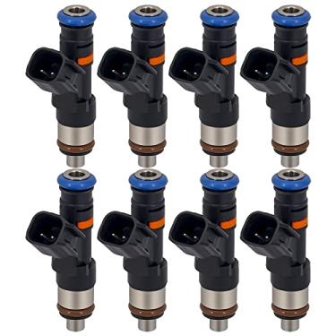 Imagem de Injetores de combustível de 14,5 kg 280158049 para Chevrolet Trailblazer SS 2006-2007 Cadillac CTS-V LS2 2005-2007 Chevrolet C6 Corvette LS2 0280158049 12569113 GM LS2 6 Injetor de combustível .0L