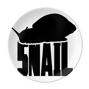 Imagem de Prato decorativo de porcelana Salver Salver de Insect Harm Fear