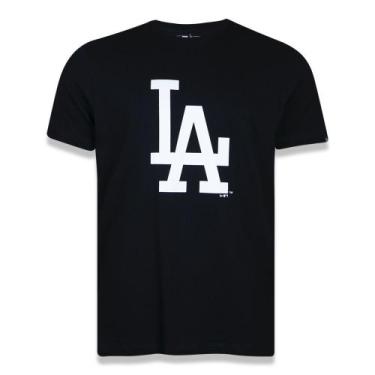 Imagem de Camiseta Los Angeles Dodgers Mlb Big Logo Preto New Era