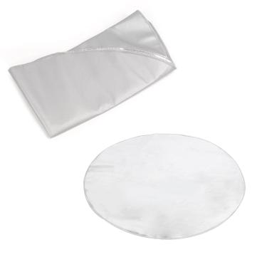 Imagem de Almofada para fogueira, tapete para grelha cinza prata à prova d'água para terraço para gramado para deck (cinza prateado, 60 cm)