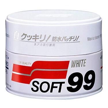 Imagem de Cera Carnaúba para Carros Brancos - 350g Soft99 White Wax Cleaner