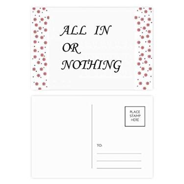 Imagem de All In Or Nothing Citações Natal Natal Natal Celebração Cartão Postal Blessing Mailing Card