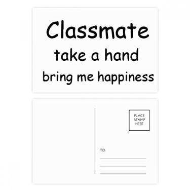 Imagem de Cartão postal Class smate Take A Hand Bring Me Happiness Cartão de felicitações de aniversário