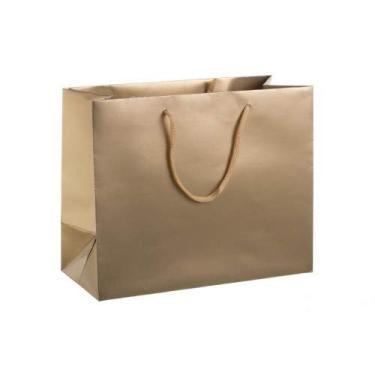 Imagem de Sacola Papel 39,5x29x12cm 1062 Kraft Natural 50 unidades