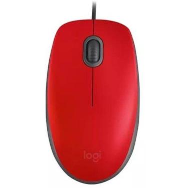 Imagem de Mouse Optico M110 Silent Vermelho Usb Logitech