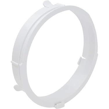 Imagem de CactusAngui Interface do conector do tubo de mangueira Ar condicionado Interface do duto de exaustão Adaptador de conector RV ABS para ar condicionado móvel KYR-35 branco