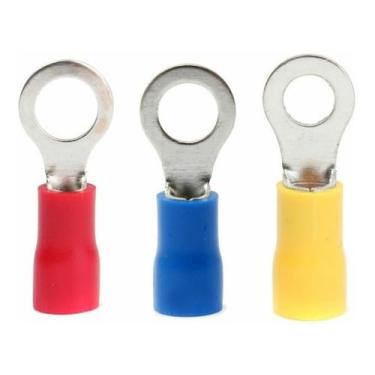 Imagem de 1500un Kit Terminal Olhal Argola Pré Isolado 0,5mm A 6mm