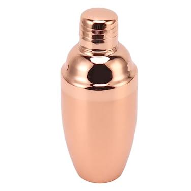 Imagem de Copo agitador de bebidas mistas, agitador de coquetéis suave, seguro, resistente ao desgaste, em aço inoxidável, sem descoloração para barman(Rosa ouro)