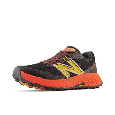 Imagem de New Balance Tênis de corrida masculino Fresh Foam X Hierro V7 Trail, Blacktop/Neon Libélula/Calêndula quente, 8.5