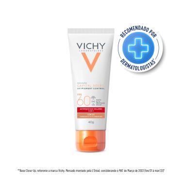 Imagem de Protetor Solar Facial Vichy UV Pigment Control FPS60 com cor 3.0 - 40g 40g
