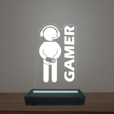 Imagem de Luminária Led 3d Gamer Abajur Luxo