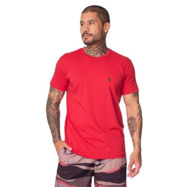 Imagem de Camiseta Masculina Over Surf Brook Básica Vermelho