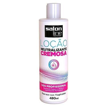 Imagem de Salon Line, Loção Capilar Neutralizante Cremosa, Não Vegano - Para Cabelos Alisados ou Relaxados, 480 ml