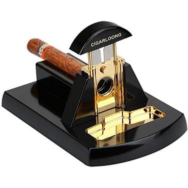 Imagem de Cortador De Charuto De Mesa, Metal De Luxo, Aço Inoxidável, Guilhotina Mais Espessa, Suave, Requintado, Tesoura De Charuto De Mesa Com Caixa De Presente, Preto,Enchanting12