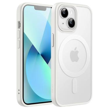 Imagem de JETech Capa Magnético para iPhone 13 Mini 5,4 Polegadas Compatível com MagSafe, Case Capinha Translúcido Fosco Verso Fina à Prova de Choque Tampa (Estelar)