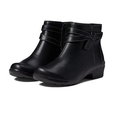 Imagem de Clarks Bota feminina Angie Spice, Couro preto, 5