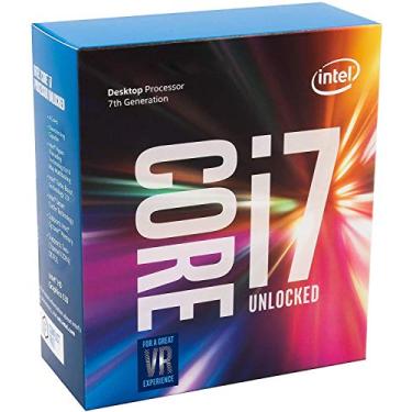 Imagem de Intel Processador Core i7-7700K Desktop 4 núcleos até 4,5 GHz desbloqueado LGA 1151 100/200 Series 91W