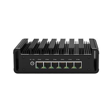 Imagem de Micro Firewall Appliance, Mini PC, VPN, Router PC, Intel Core I3 1115G4, H12, AES-NI, 6 x Intel 2.5GbE I226-V LAN, DP1.4, HDMI2.0, Console, Slot SIM, sem RAM, sem armazenamento, sem sistema