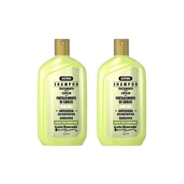Imagem de Shampoo Gota Dourada 430Ml Fortalecimento Queda - Kit 2Un