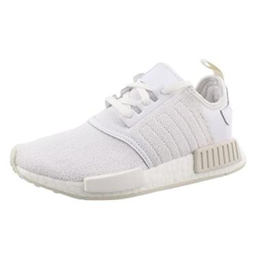 Imagem de adidas Tênis feminino NMD_r1's, Todo branco/branco/branco, 35