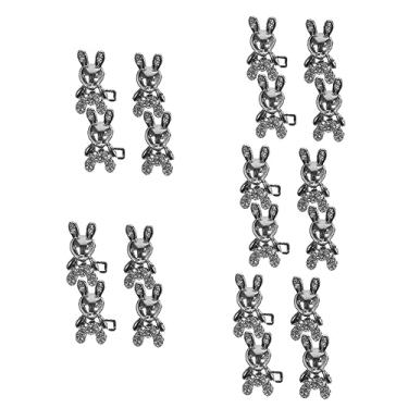 Imagem de STOBOK 10 Pares De Botão De Cintura Sem Costura Extensores De Botão Jeans Botões De Aperto De Vestido Fita Floral Apertadores De Calça Para Cintura Jeans Clipe De Segurança Clipe