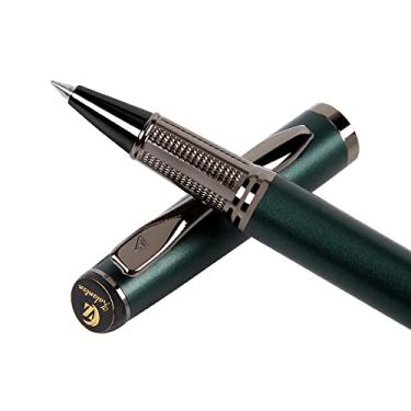 Imagem de Zalantan Caneta esferográfica de tinta líquida, canetas essenciais para negócios, caneta de metal, escrita suave, design elegante, escrita sem esforço, canetas de luxo com estojo de presente para
