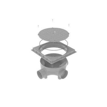 Imagem de Caixa Inspecao E Passagem Esgoto 10 X 20 X 30cm - Krona