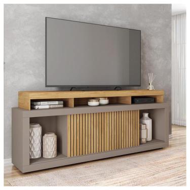 Imagem de Rack Bancada Para TV até 70 Polegadas Sun Marrom Caemmun