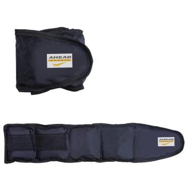 Imagem de Par De Caneleiras De Peso Tecido Pretas 1Kg Preto Único