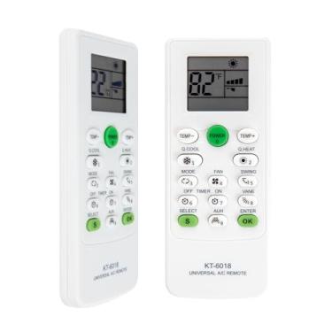 Imagem de Controle remoto universal AC – Controlador de condicionamento A/C LCD 6000 em 1 para várias marcas, incluindo Mitsubishi, Toshiba, Hitachi, Fujitsu, Daewoo, LG, Samsung, Electrolux, Sanyo e AUX