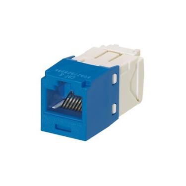 Imagem de Panduit CJ688TGBU Mini com TX6 Plus Giga-Channel Cat6 conector, azul, caixa com 50