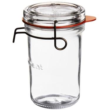 Imagem de Pote com tampa removível Luigi Bormioli Lock Eat em Vidro - 350 ml