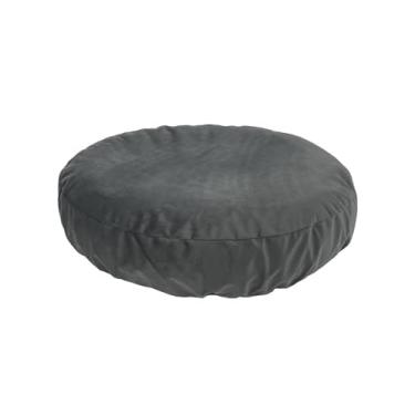 Imagem de EechicSpace Cama Redonda Impermeável para Cães, Lavável, Diâmetro 61 cm, Poliéster, Indoor