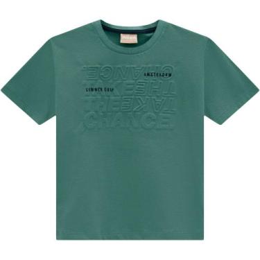 Imagem de Camiseta Menino Milon Em Algodão Estampada Verde