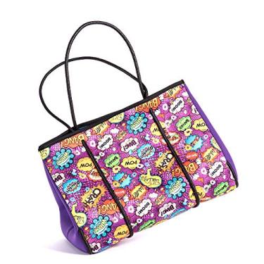 Imagem de Luvo - Bolsas femininas de neoprene Phantom - Viagem, Quadrinhos, One Size