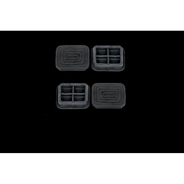 Imagem de Kit 4 Borrachaspreta P/ Suporte Do Step Maktub