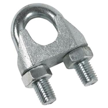 Imagem de Grampo Clip Para Cabo De Aço 3,2mm 1/8" Para Academia Fitness