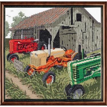 Imagem de Janlynn Kit de ponto cruz contado, dia do leilão 28 x 26 cm